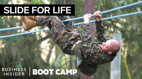 the toughest obstacles marines face in the “confidence course” boot camp youtube