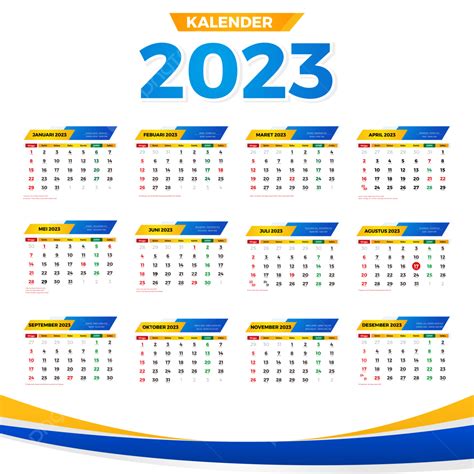 Desain Kalender 2023 Format Psd Ai Cdr Vector Png Pdf Dan Bisa Cloobx