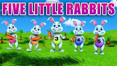 Five Little Rabbits Jumping On The Bed Nursery Rhyme Lollipop Kids Tv