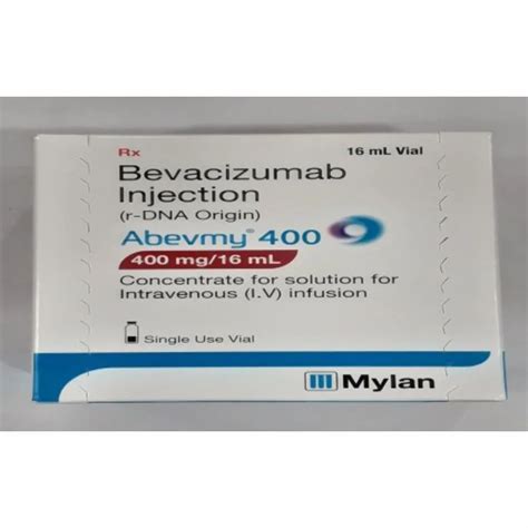 Abevmy Mylan 400mg Bevacizumab Injection Dosage Form Liquid At Rs