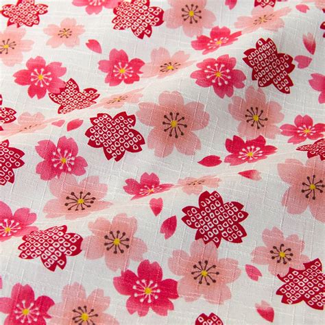 50 cm 110 cm japonês diy patchwork kimono sakura texturizados tecidos têxteis de algodão