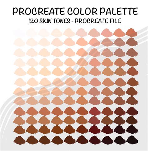 Procreate Color Palettes Skin Colorxml