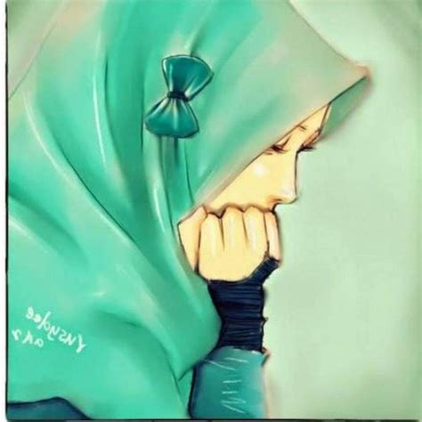 Bentuk Muslimah Kartun Cantik Berhijab Ffdn 17 Gambar Kartun Muslimah