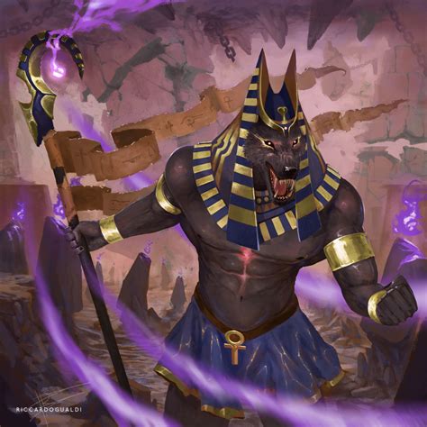 Artstation Anubis God Of The Dead And The Afterlife In 2022 Anubis Egypt Concept Art
