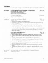 Resume With Graduate Degree