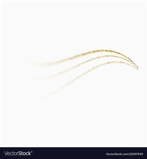 Gold Glitter Wave Abstract Background Royalty Free Vector