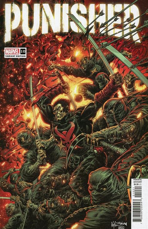 Punisher Vol 12 10 Cover B Variant Hotz Marvel 2023 Eb70 Comic Books