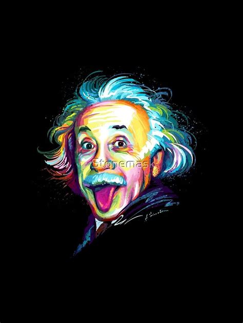 Albert Einstein Poster By Stonemask Albert Einstein Poster Albert