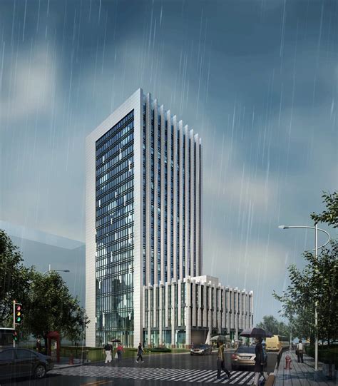 现代高层办公楼3dmax 模型下载 光辉城市