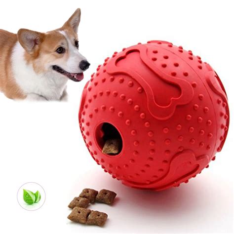 Thinkpet Rubber Treat Dispenser Interactive Dog Toy Red In Dog Toys