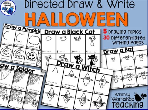 Directed Draw And Write Halloween Whimsy Workshop Teaching