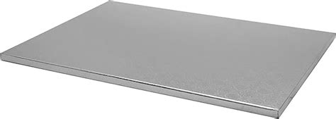 Ocreme Silver Rectangular Cake Pastry Drum Board 12 Inch