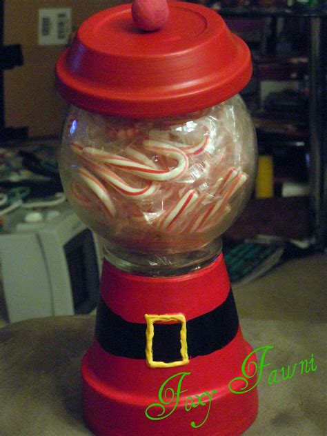 Foxy Fawni Day 17 Of Christmas Crafts Christmas Candy Jar Christmas