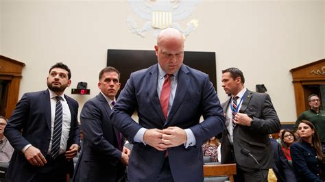 matthew whitaker says he has not interfered in the mueller investigation the new york times