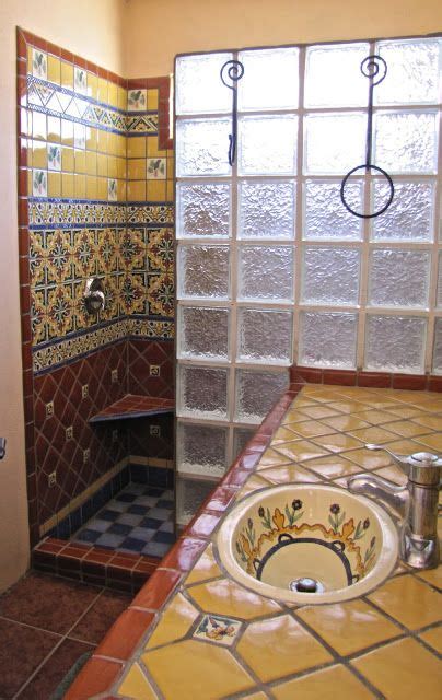 Baño Con Talavera Mexican Style Bathroom Spanish Style Bathrooms Spanish Bathroom Mexican