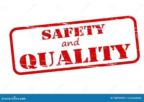 Safety And Quality Stock Illustration Illustration Of Surety 108945009