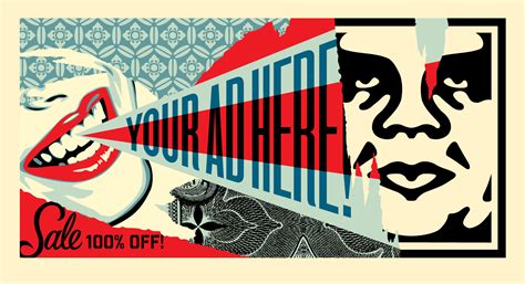 Your Ad Here Billboard Large Format Obey Giant