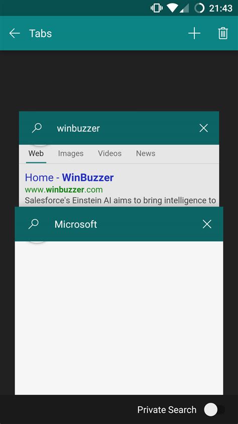 Microsoft Updates Bing Search for Android with Redesign, AMP Search Results, More - WinBuzzer