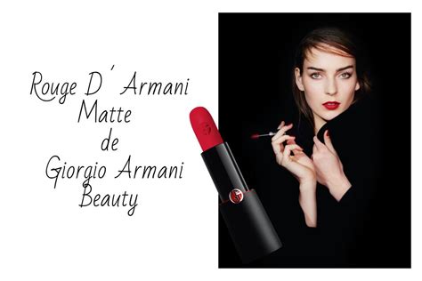 Rouge D´armani Matte De Giorgio Armani Beauty Por Tu Cara Bonita
