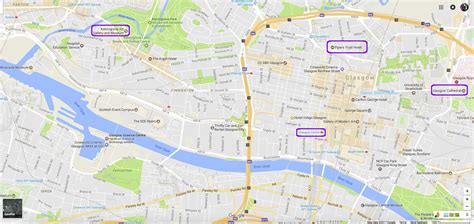 Glasgow University Campus Map