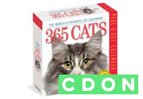 365 Cats Page A Day Calendar 2023 9781523516117 Cdon