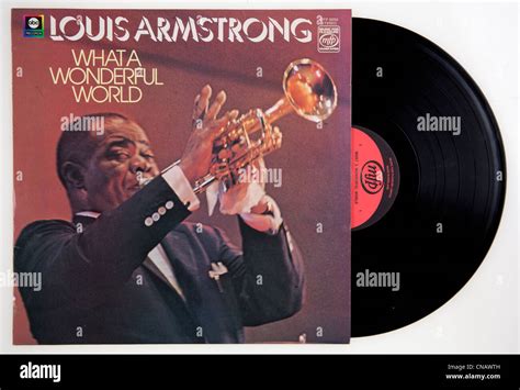 Cover Of Vinyl Album What A Wonderful World By Louis Armstrong