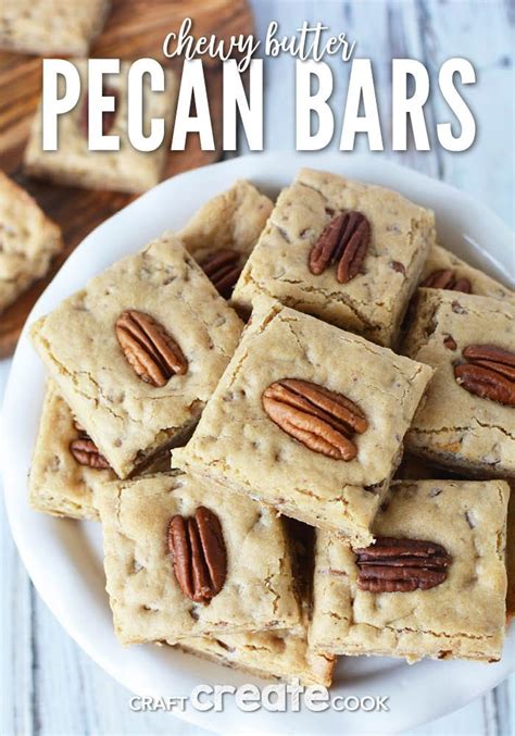 Easy To Make Chewy Butter Pecan Bars Recipe Pecan Bars Dessert Bar Recipe Favorite Dessert