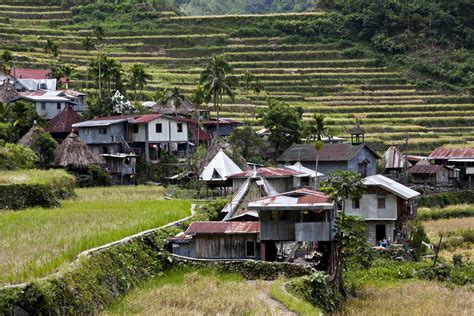 Asisbiz Banaue Village Houses Batad Rice Terraces Ifugao Province