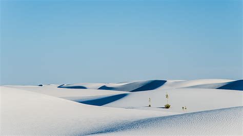 Free Download Hd Wallpaper White Sands National Monument Blue