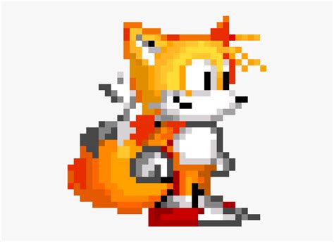 Sonic Mania Tails Sprite Hd Png Download Kindpng
