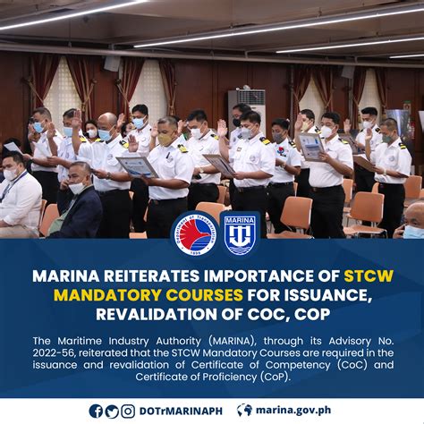 Marina Reiterates Importance Of Stcw Mandatory Courses For Issuance