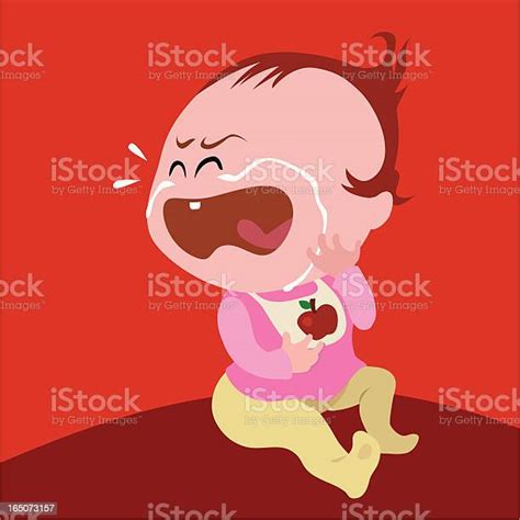 Crying Baby Girl Stock Illustration Download Image Now Baby Human