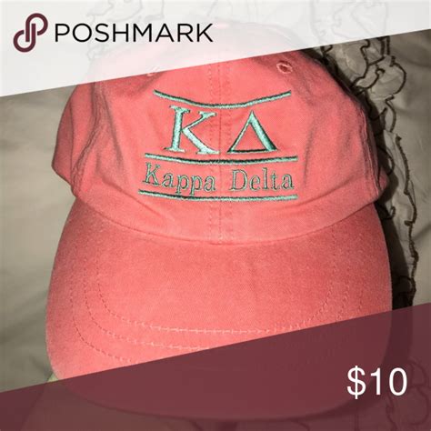 Kappa Delta Hat Coral Kd Hat Barely Worn Accessories Hats Kappa
