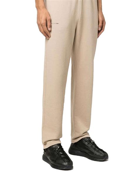 1017 Alyx 9sm Natural Dark Beige Sweatpants Galeries Lafayette