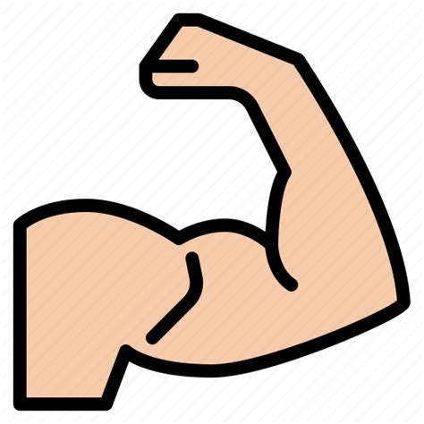 Fitness Hand Muscle Strong Icon