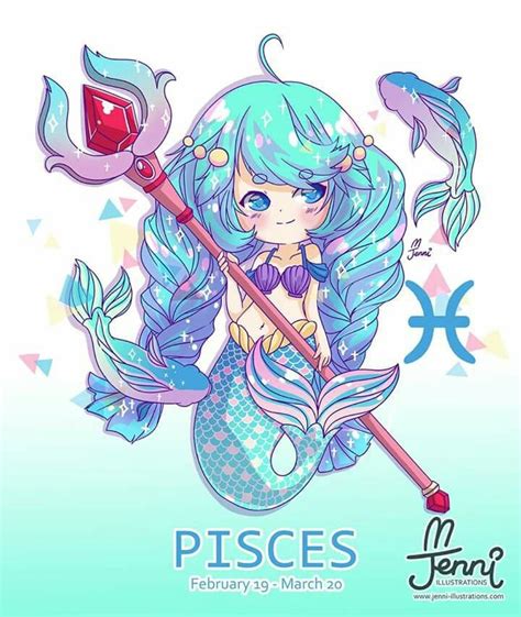 Pin By Pink ♡ Blossom On A Pisces Girl Heart ♡ Anime Zodiac Zodiac
