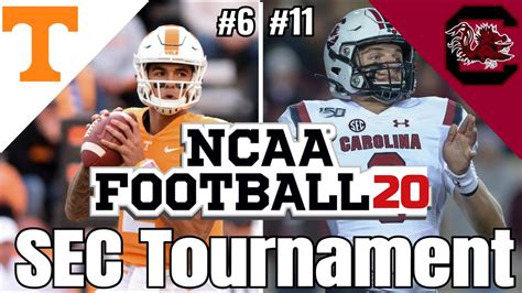 Tennessee Vs South Carolina First Round Sec College Football