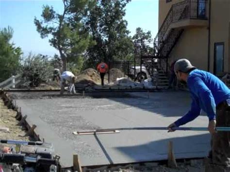 First, do you have the room for it? Sport Court Concrete Pour for Tennis Court - YouTube