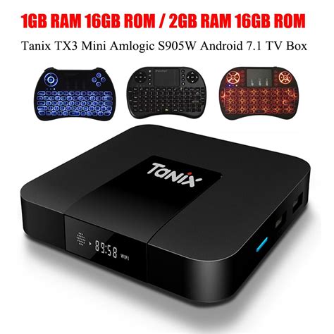 Tanix Tx3 Mini Smart Tv Box Android 71 S905w Quad Core 24ghz Wifi 2g