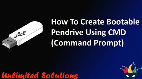 How To Create Bootable Pendrive Using Cmdcommand Prompt Unlimited