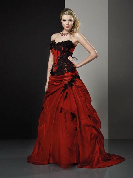 Robes de bal de mariage. Robe rouge mariage