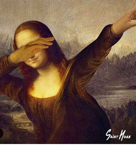 Art Parody Mona Lisa Dab