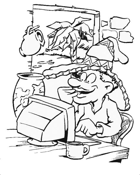 Computer Coloring Pages - Coloringpages1001.com