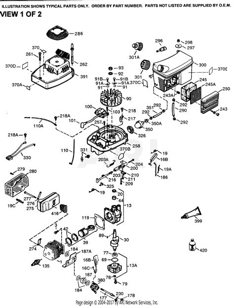 Tecumseh Tc300 3141c 3141c Tc300 Parts Diagram For Engine Parts List 1