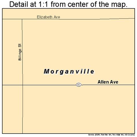 Morganville Kansas Street Map 2048225