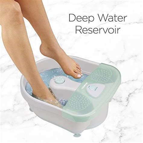 conair soothing pedicure foot spa bath with massaging bubbles deep basin relaxing foot massager