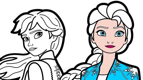 A lot of colorings dedicated to frozen 2 with free printing and downloading. Princess Elsa Frozen 2 - Coloring Book | Раскраска Эльза ...