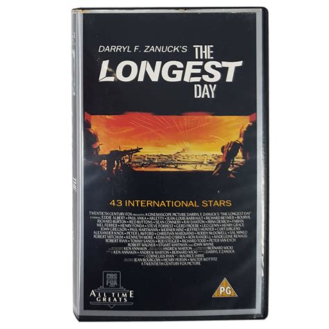 The Longest Day Vhs Tape New And Wrapped Retro Style Media