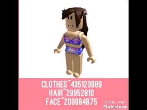 Therefore, to redeem, they need to enter the id of their favorite type of hair at the. Roblox Clothing Id Codes