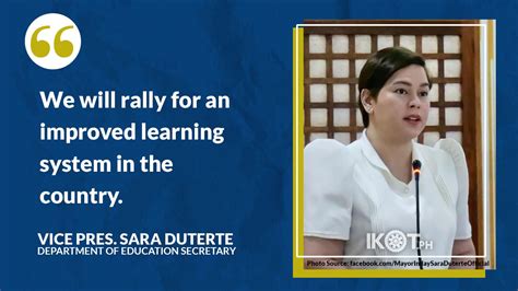 Vp Sara Duterte Launches Depeds Matatag Program — Ikotph